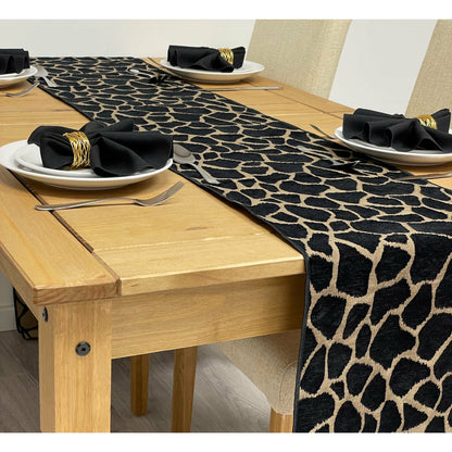 Giraffe Print Table Runner