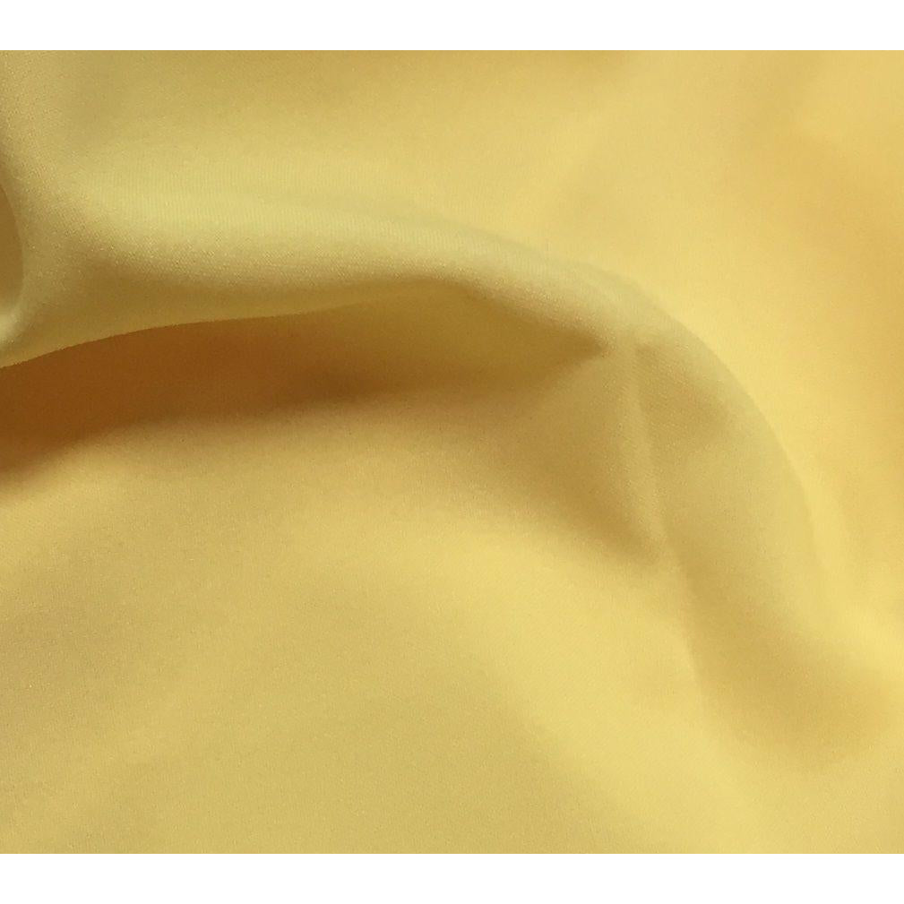 Lemon Yellow Bi-Stretch Polyester Fabric