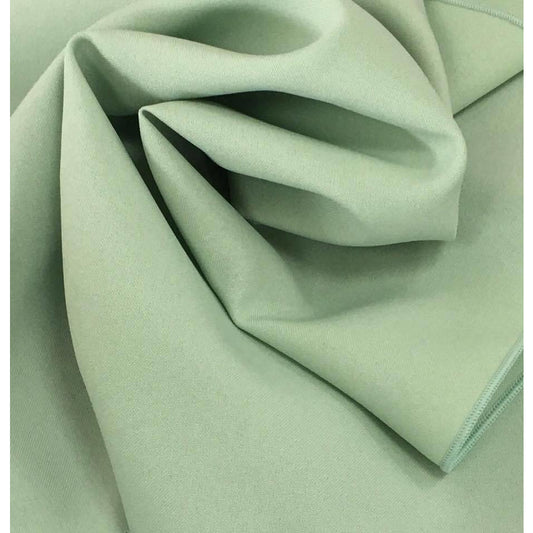 Mint Green Bi-Stretch Polyester Fabric