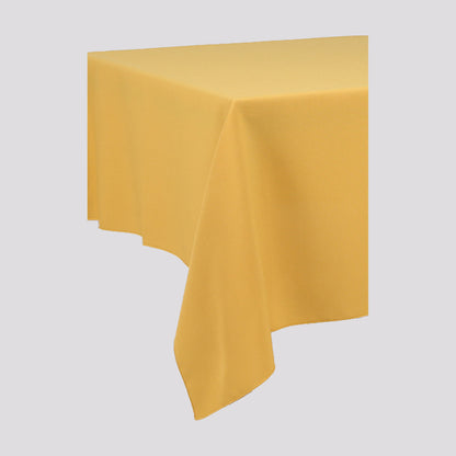 Mustard Yellow Rectangle Plain Tablecloth - Pub Style Tables