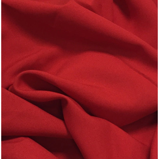 Red Bi-Stretch Polyester Fabric