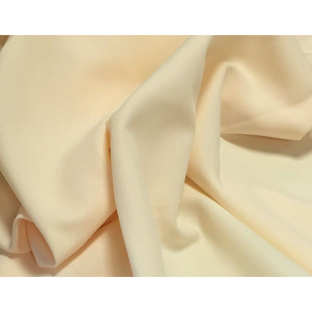 Vanilla Bi-Stretch Polyester Fabric